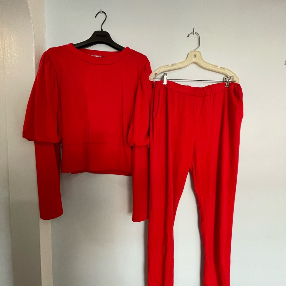 SWANK Bold Red Top